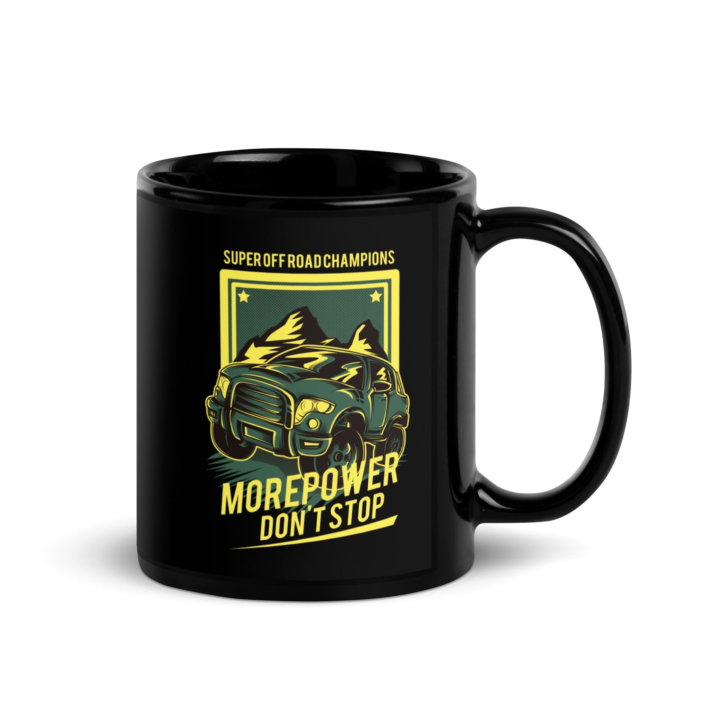 Super Off Road Champions Retro Comic Mug