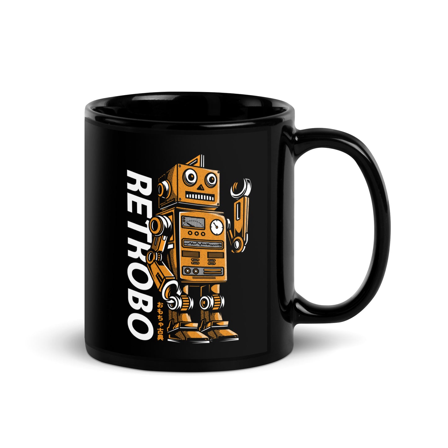 Retro Robot Design Coffee Mug