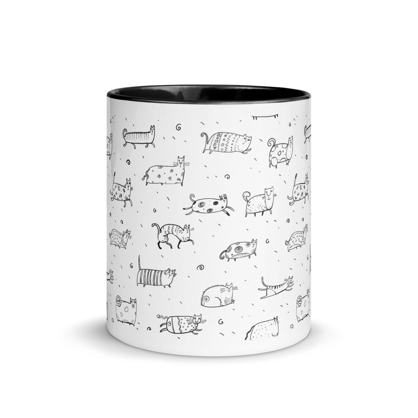 Monochrome Whisker Harmony Mug