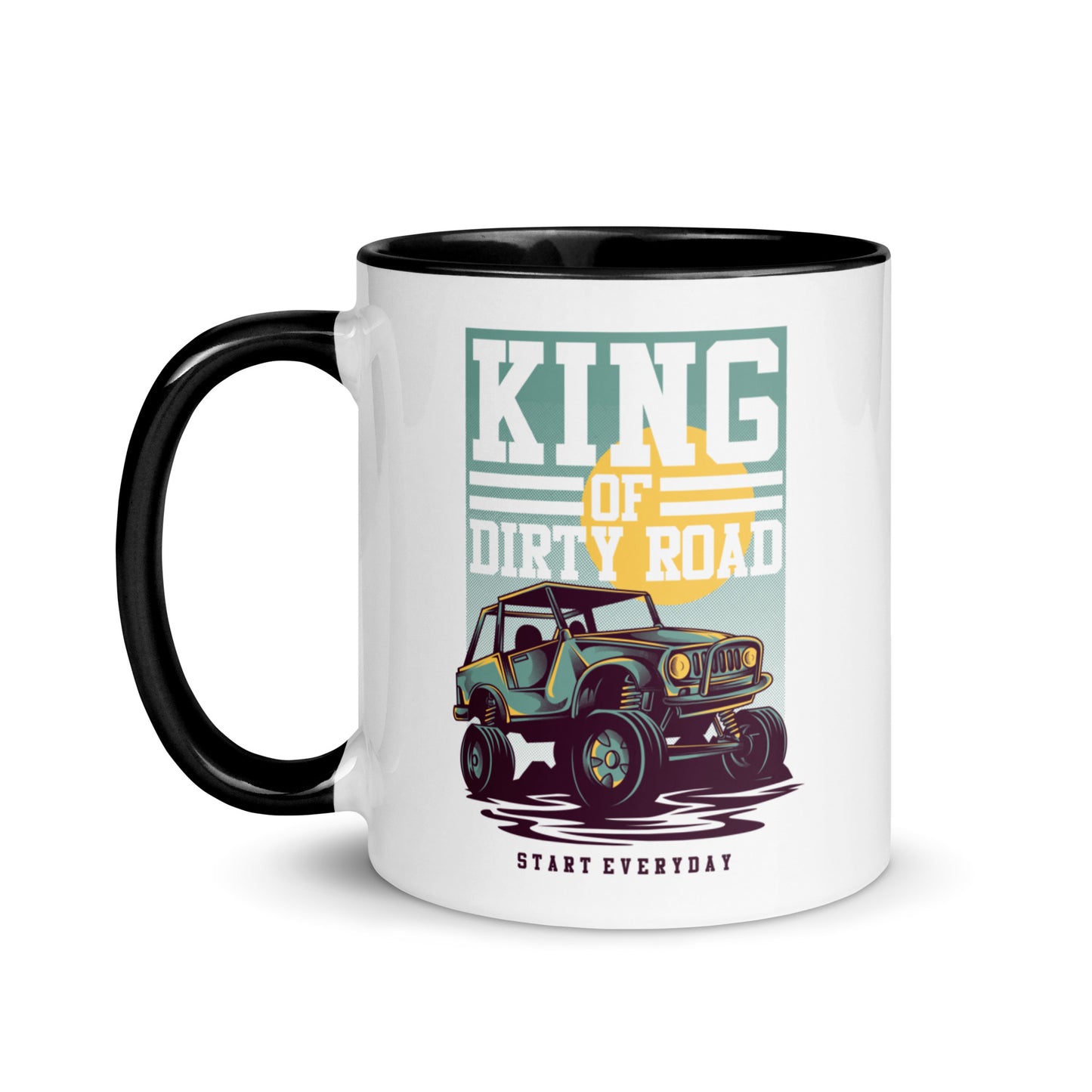 King of Dirty Road Retro Dune Buggy Mug