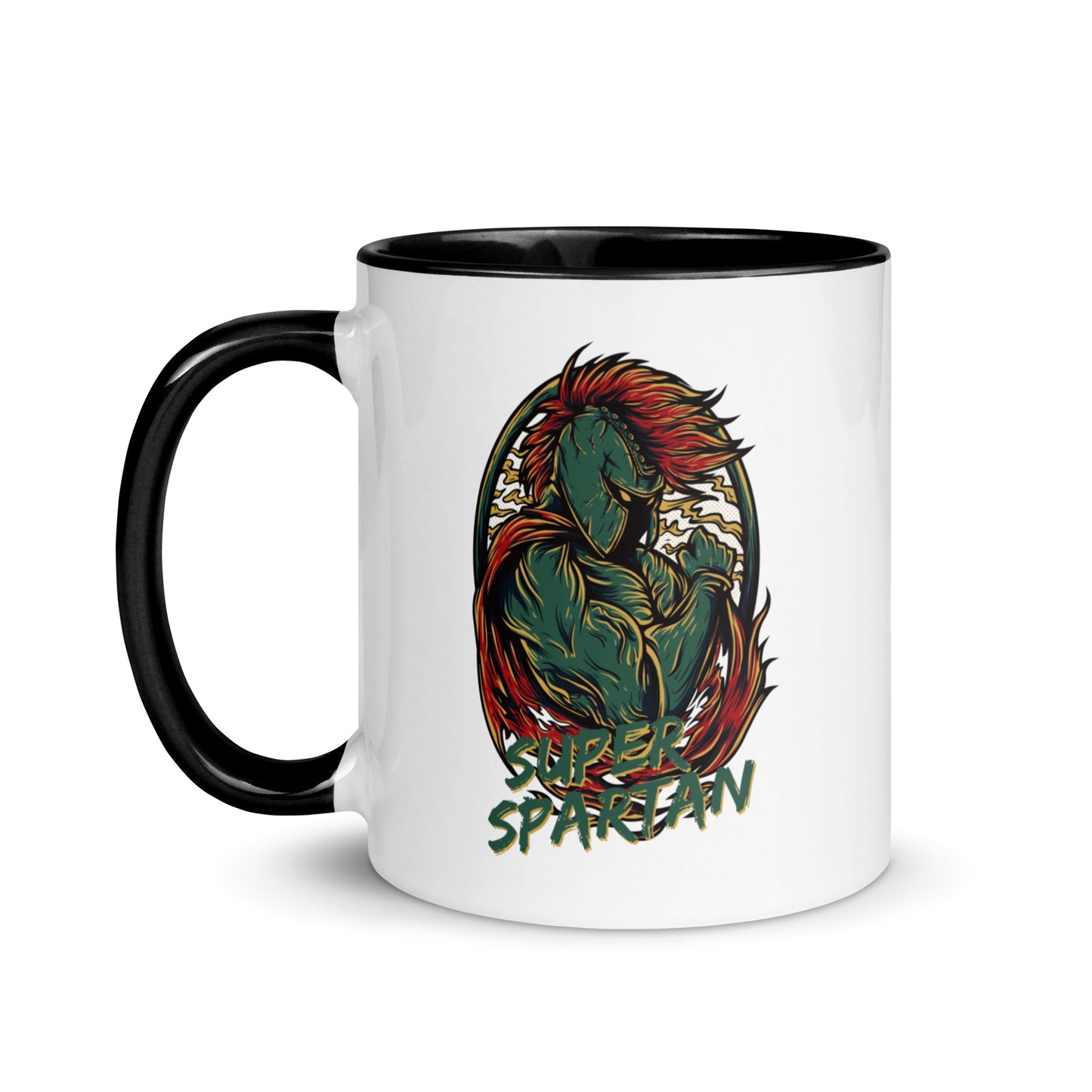 Super Spartan Retro Comic Mug