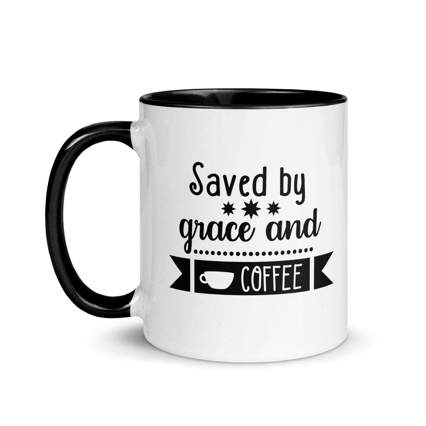 Saved by Grace and Coffee Mug