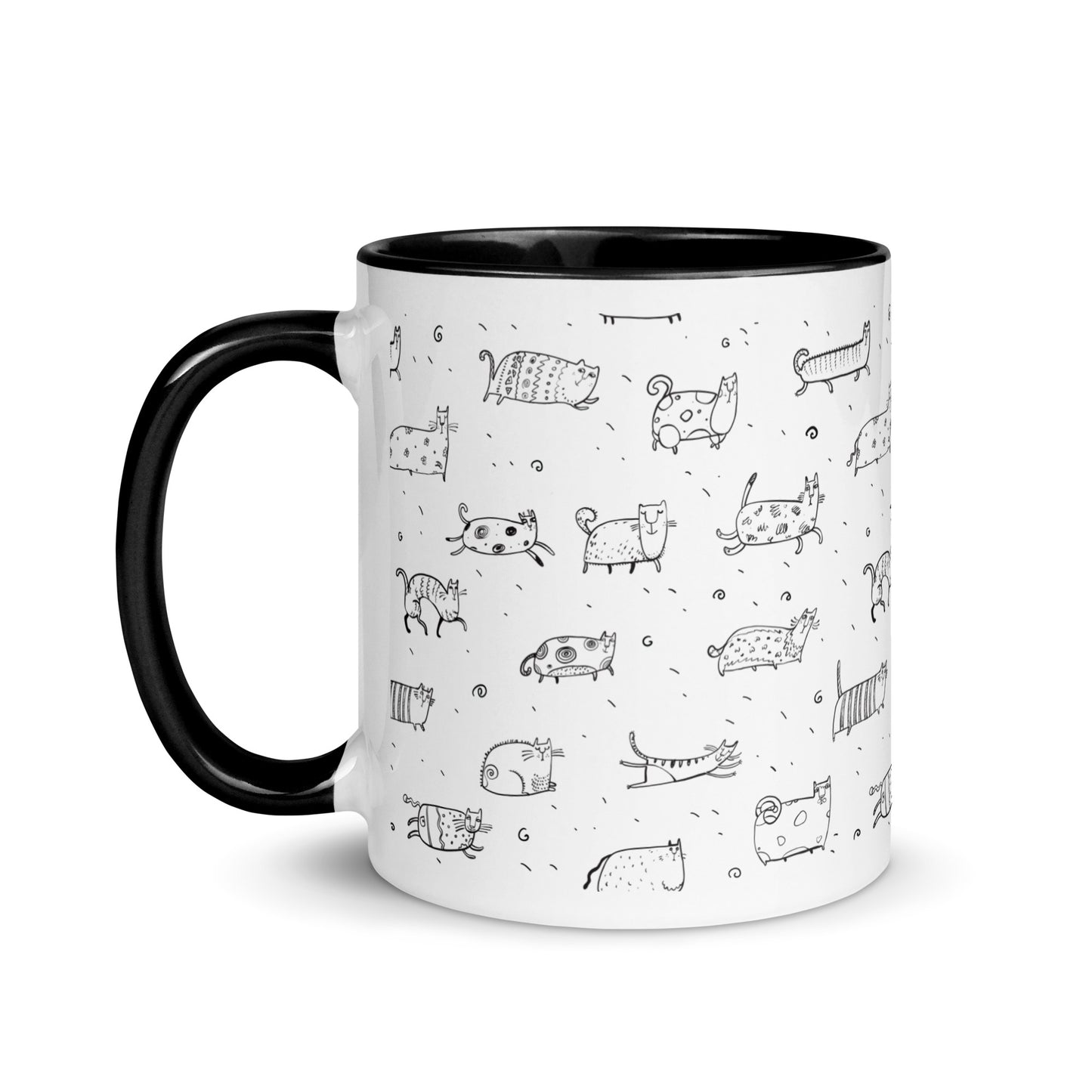 Monochrome Whisker Harmony Mug