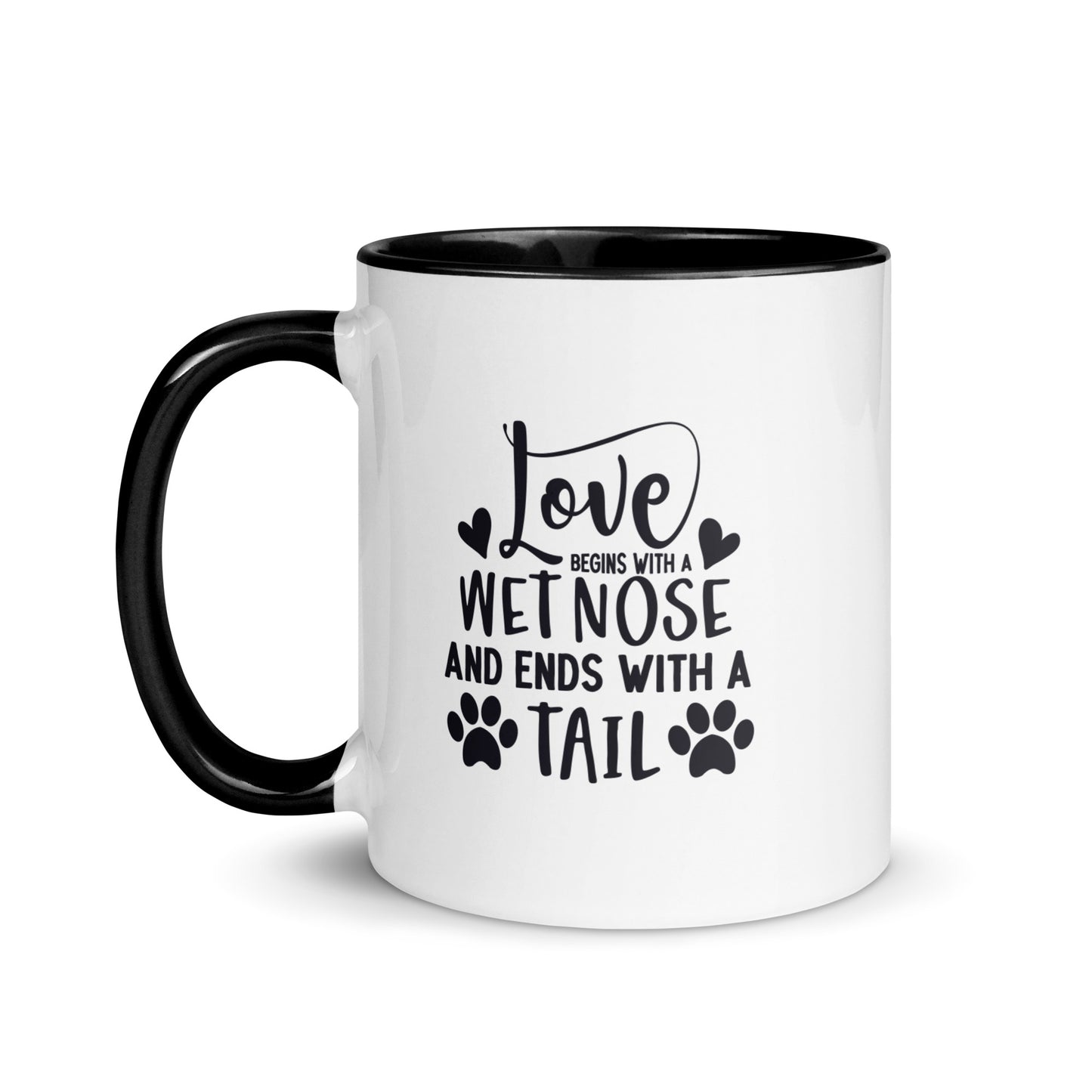 Love Starts with a Wet Nose Mug