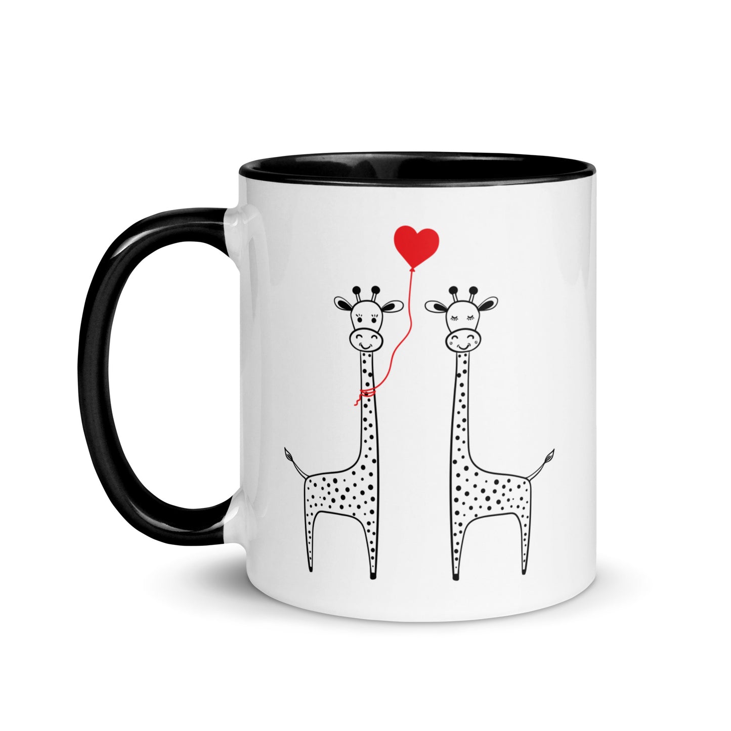 Giraffe Love Doodle Mug