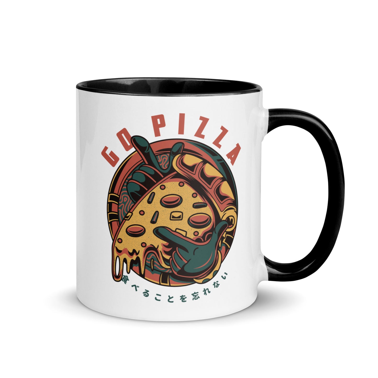 Go Pizza Retro Comic Mug