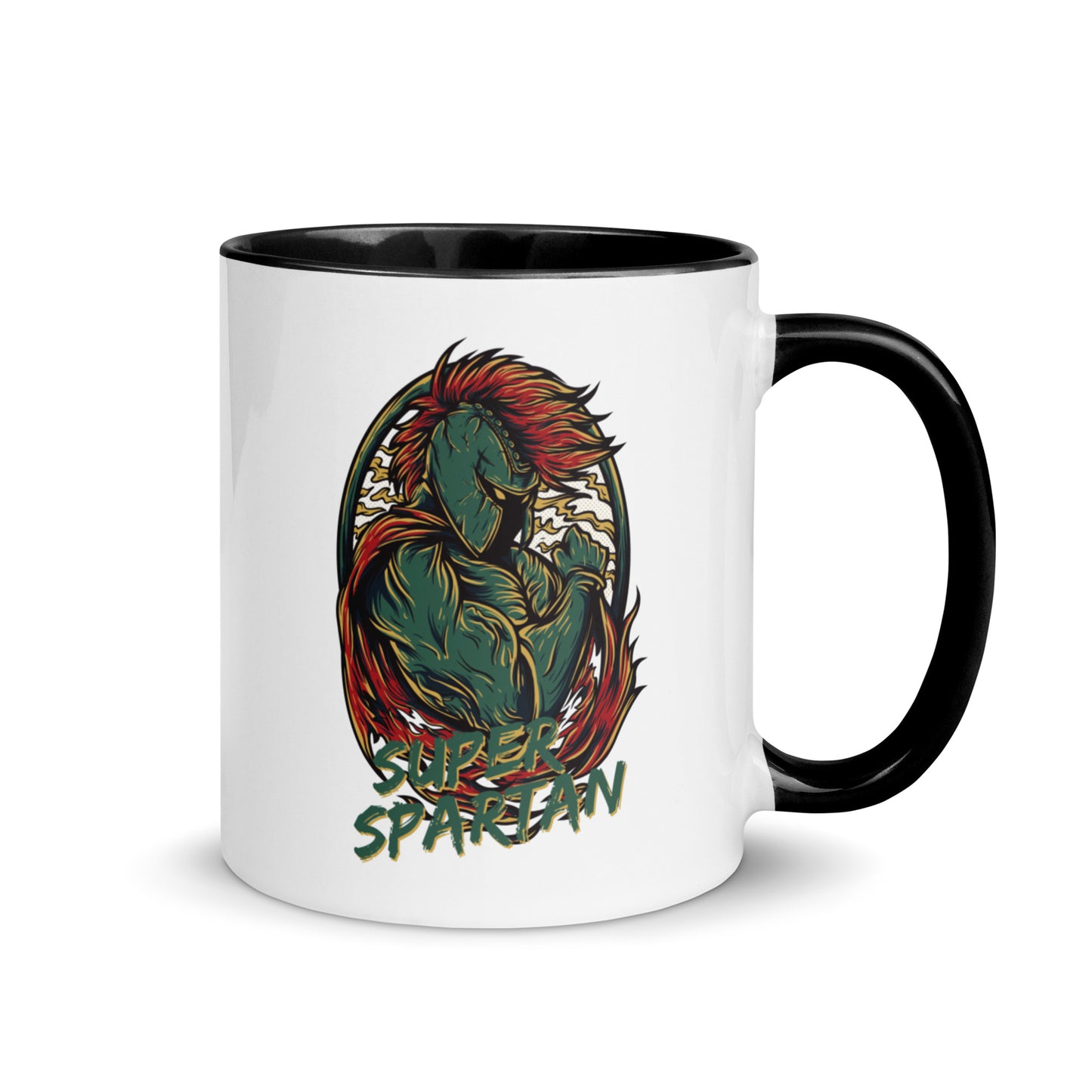 Super Spartan Retro Comic Mug