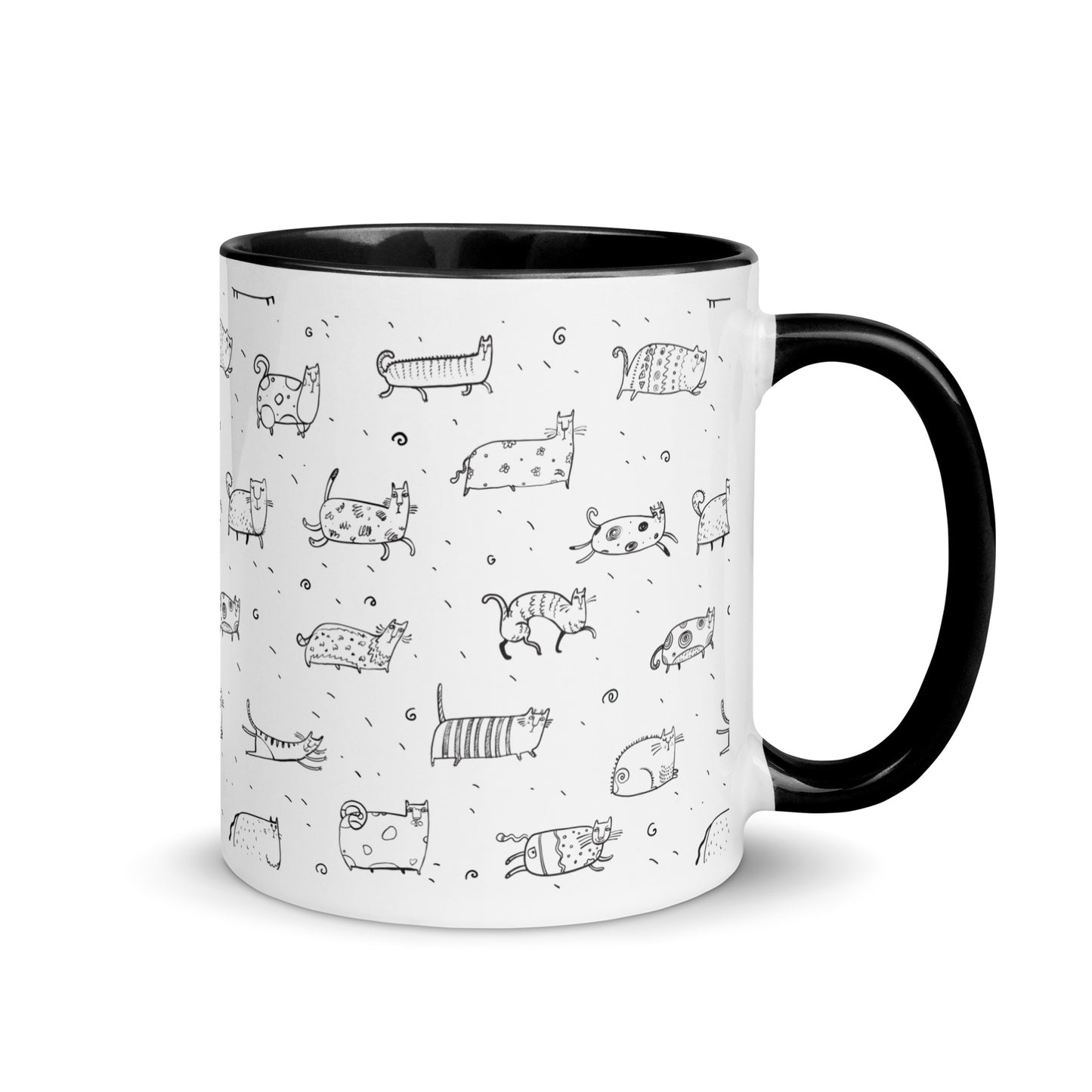 Monochrome Whisker Harmony Mug