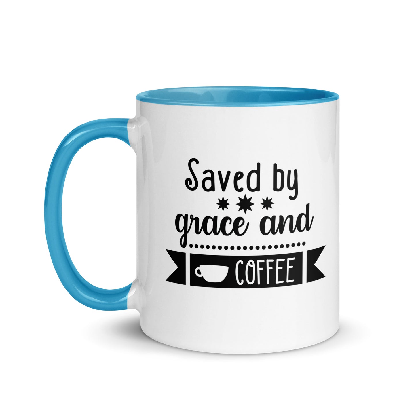Saved by Grace and Coffee Mug