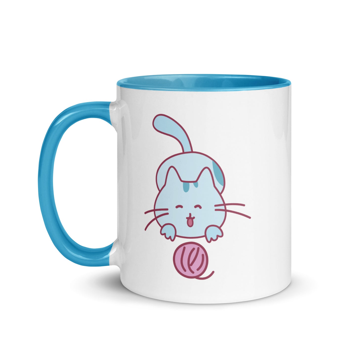 Blue Whisker Playtime Mug