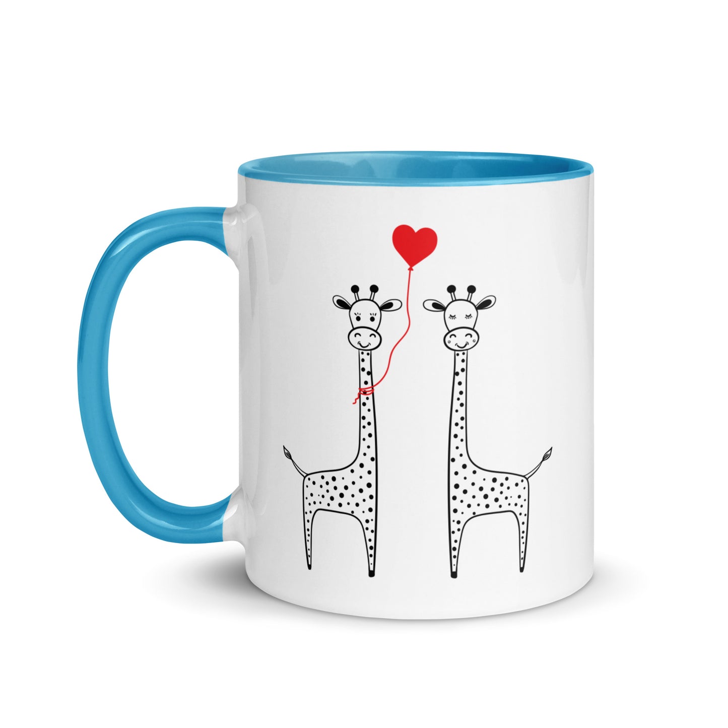 Giraffe Love Doodle Mug