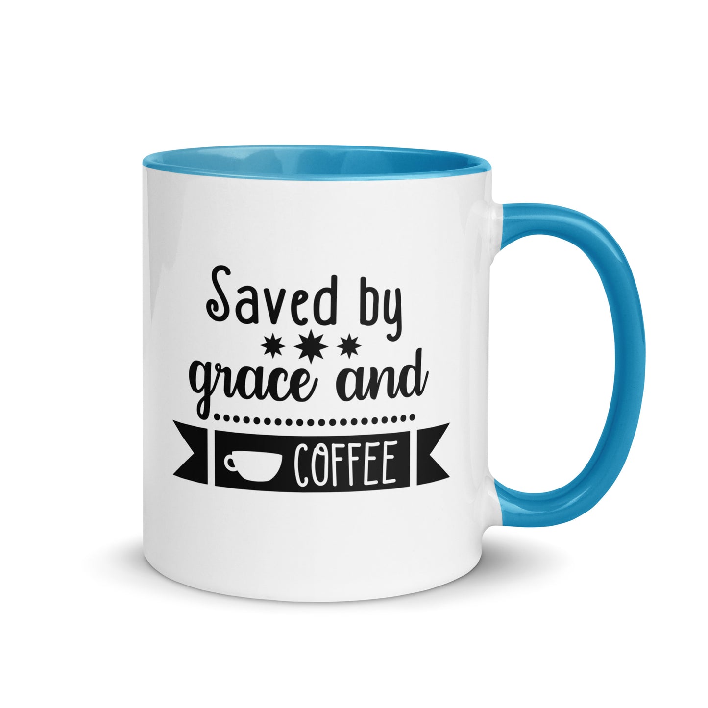 Saved by Grace and Coffee Mug