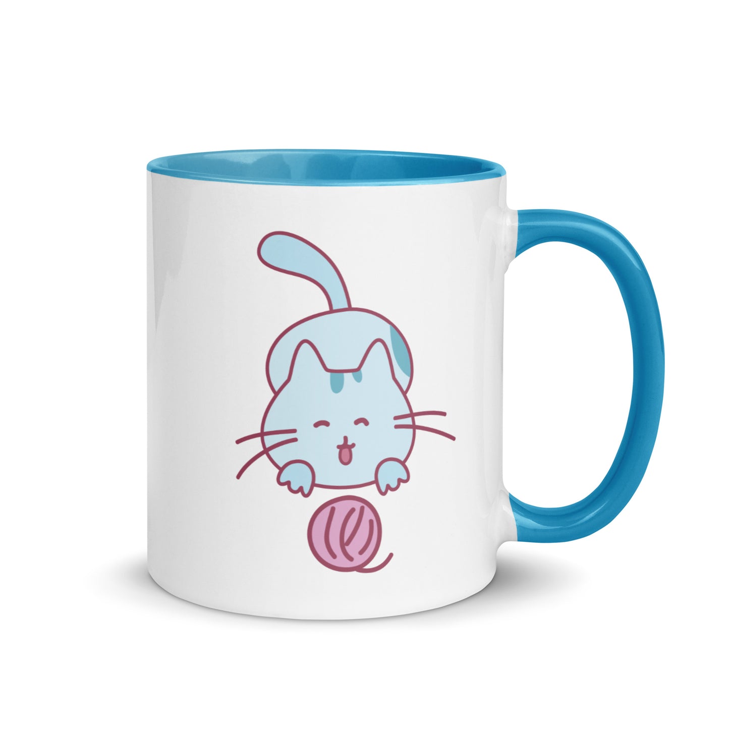 Blue Whisker Playtime Mug