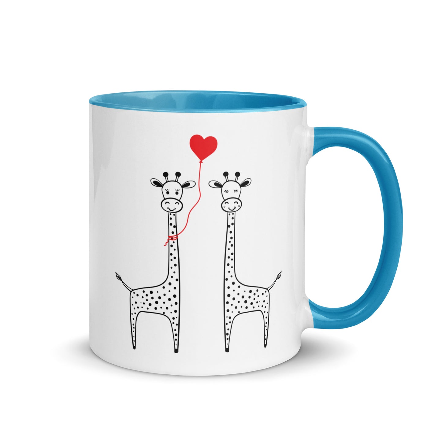 Giraffe Love Doodle Mug