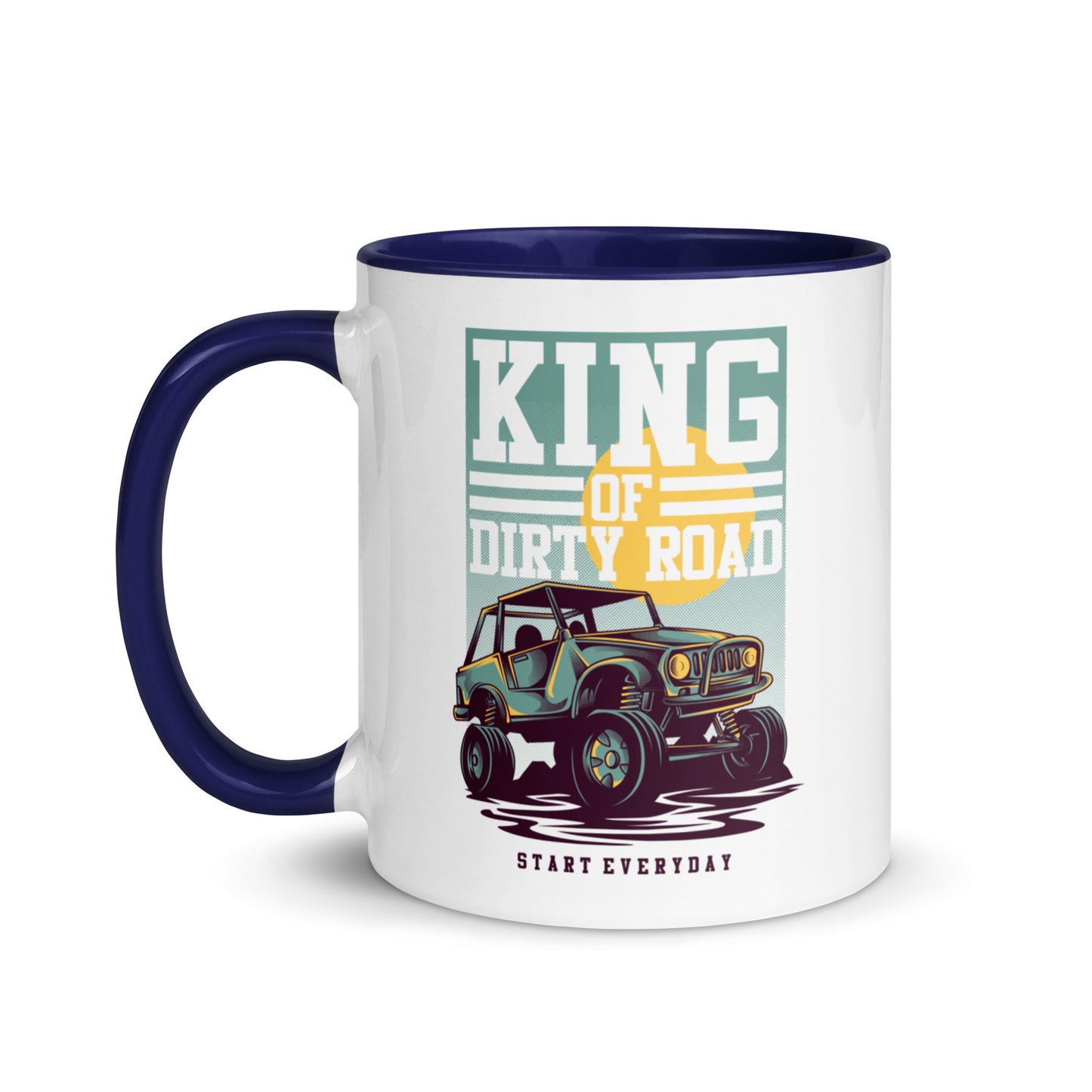 King of Dirty Road Retro Dune Buggy Mug