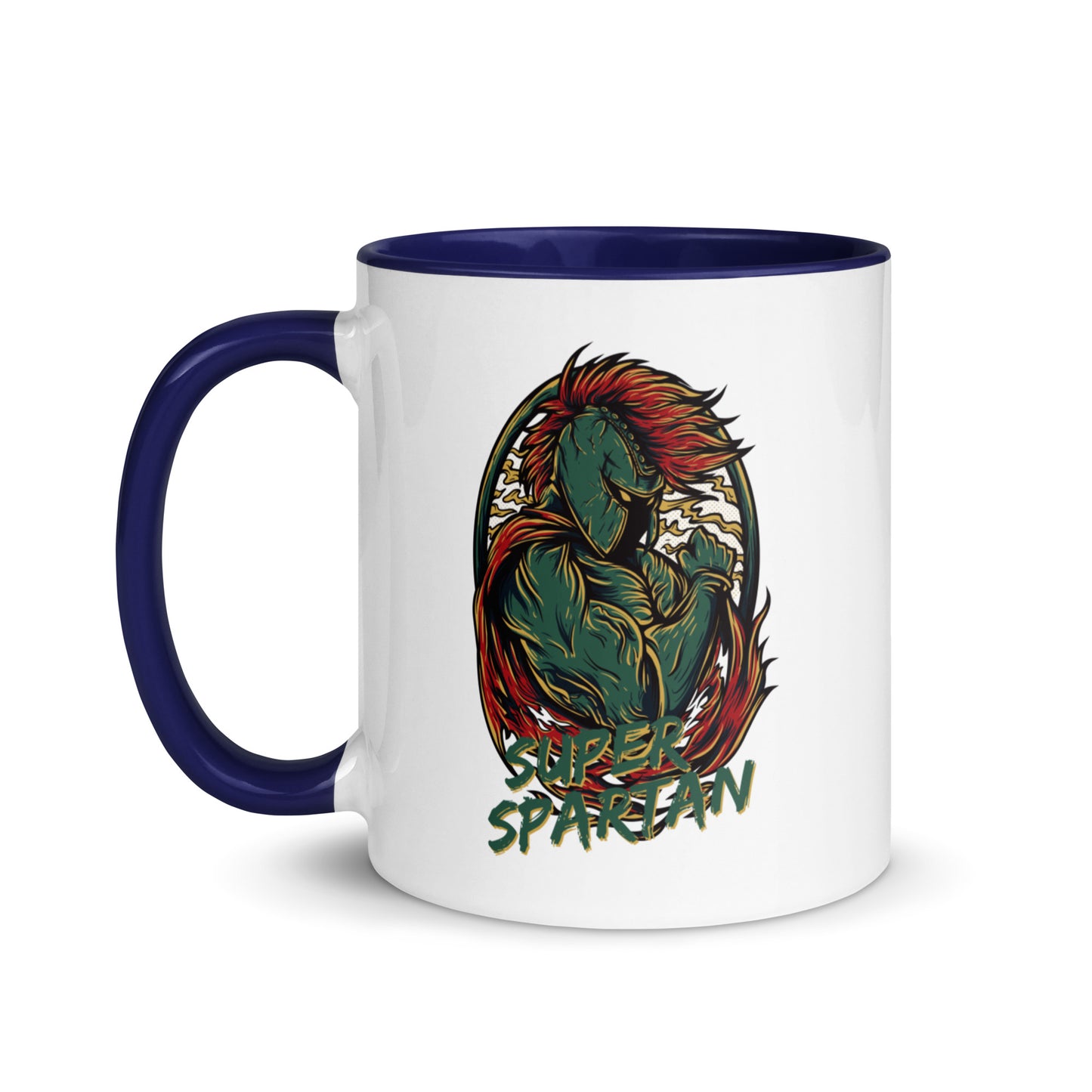 Super Spartan Retro Comic Mug