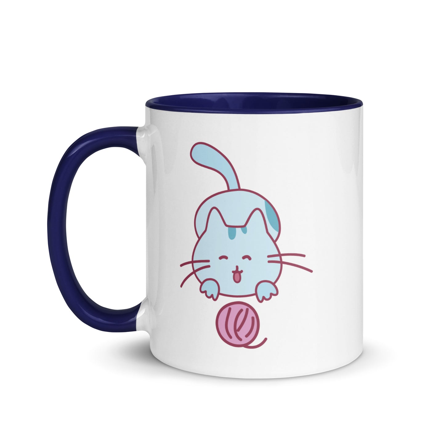 Blue Whisker Playtime Mug