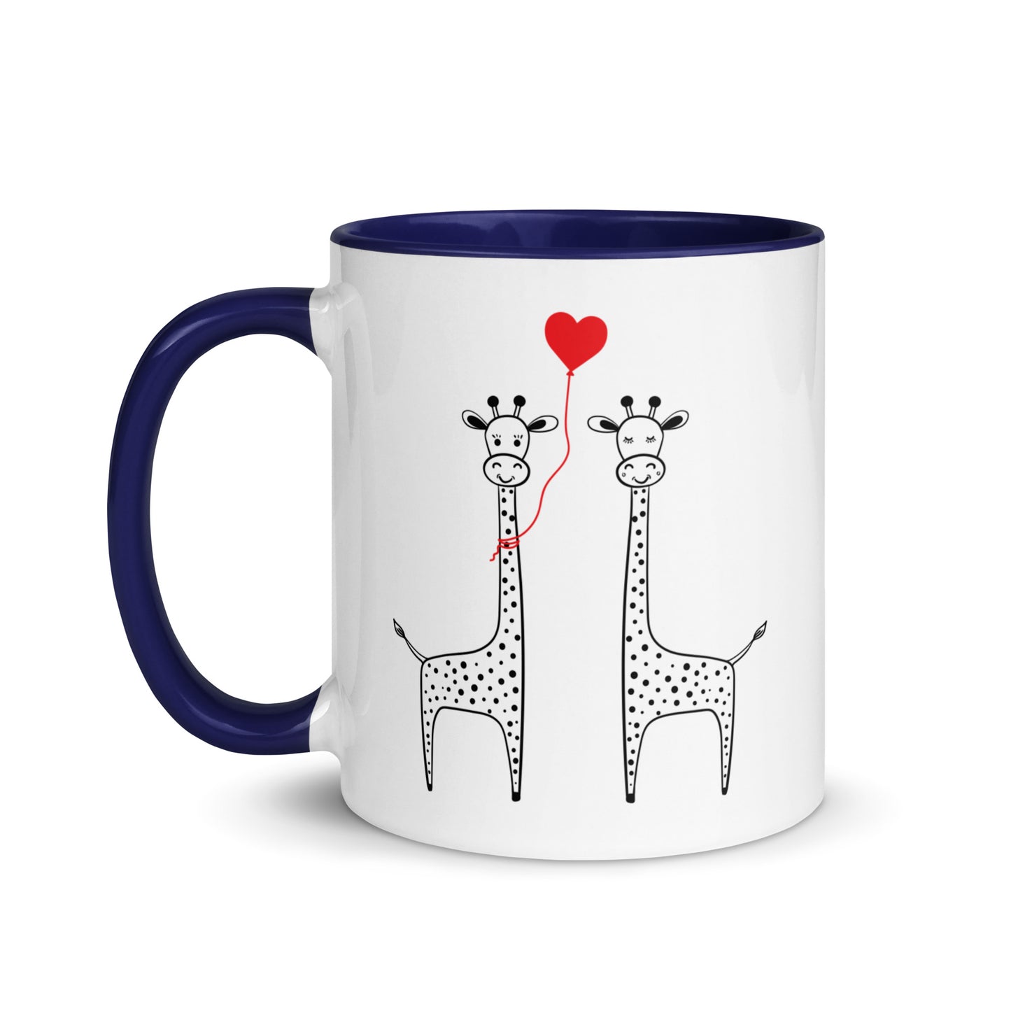 Giraffe Love Doodle Mug