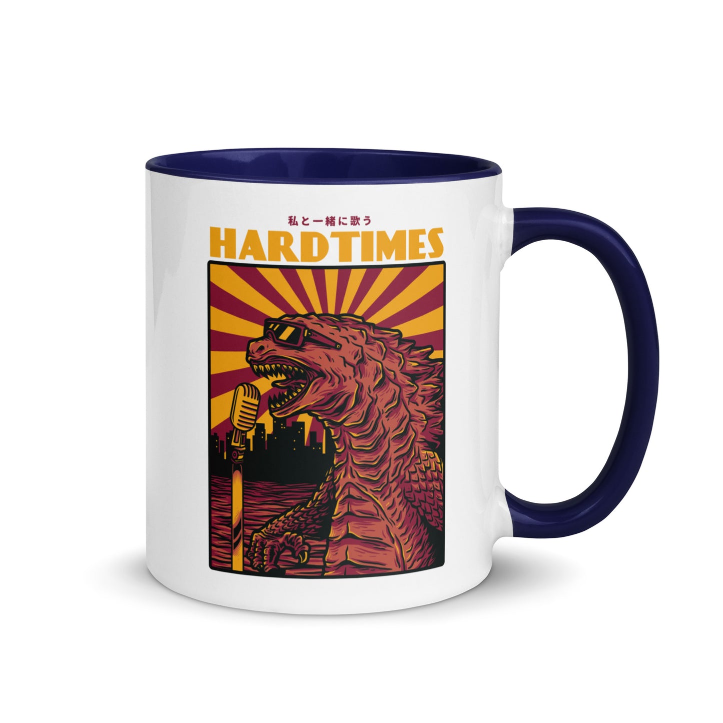 Godzilla's Hard Times Blues Mug