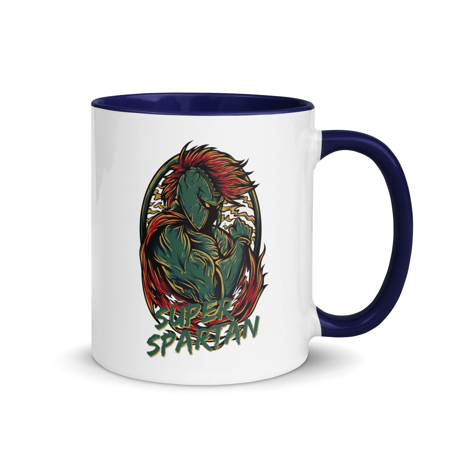 Super Spartan Retro Comic Mug