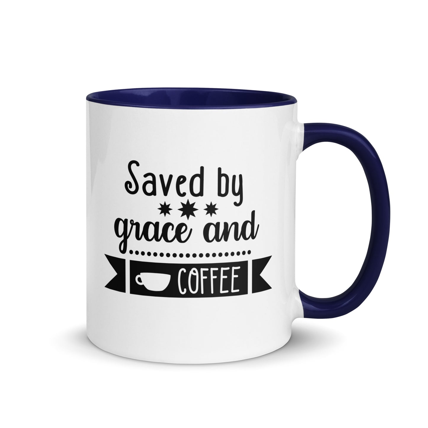 Saved by Grace and Coffee Mug