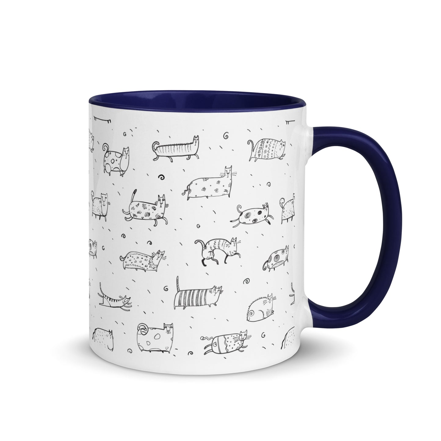 Monochrome Whisker Harmony Mug