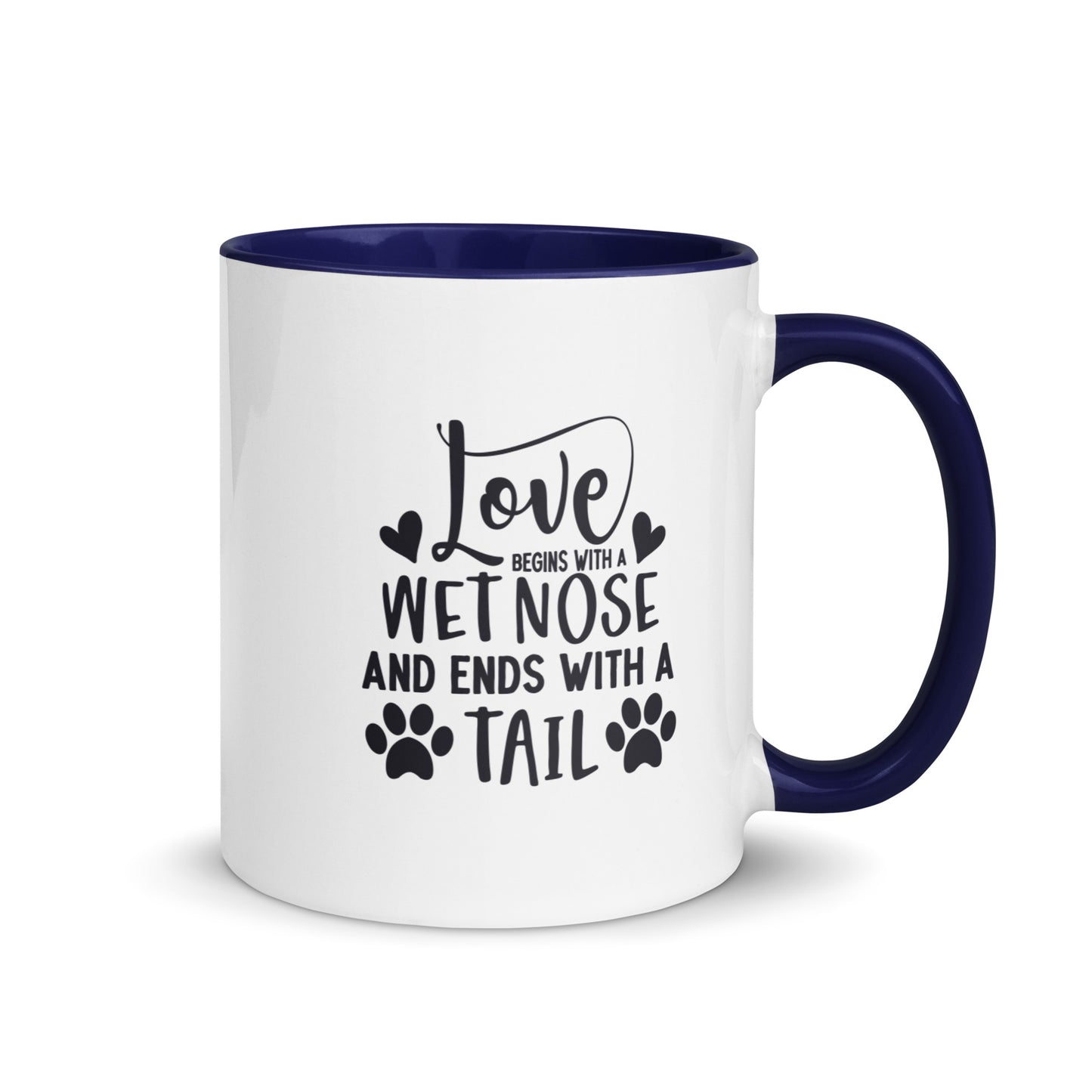 Love Starts with a Wet Nose Mug