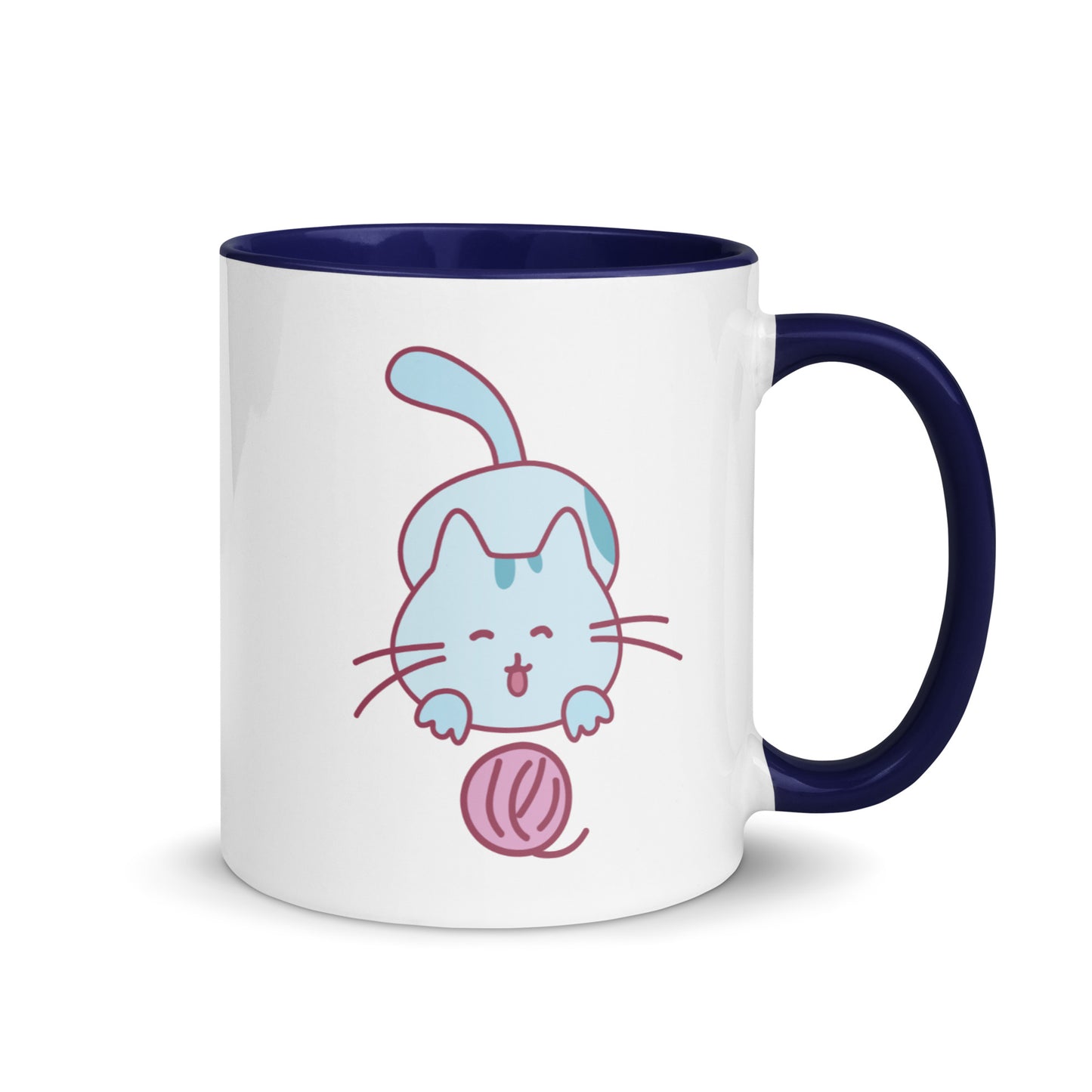 Blue Whisker Playtime Mug