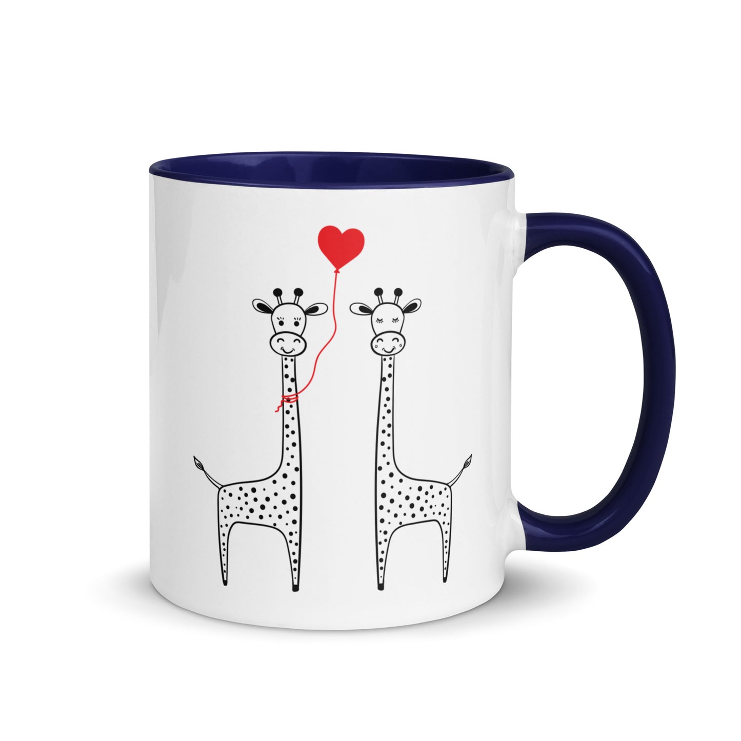 Giraffe Love Doodle Mug