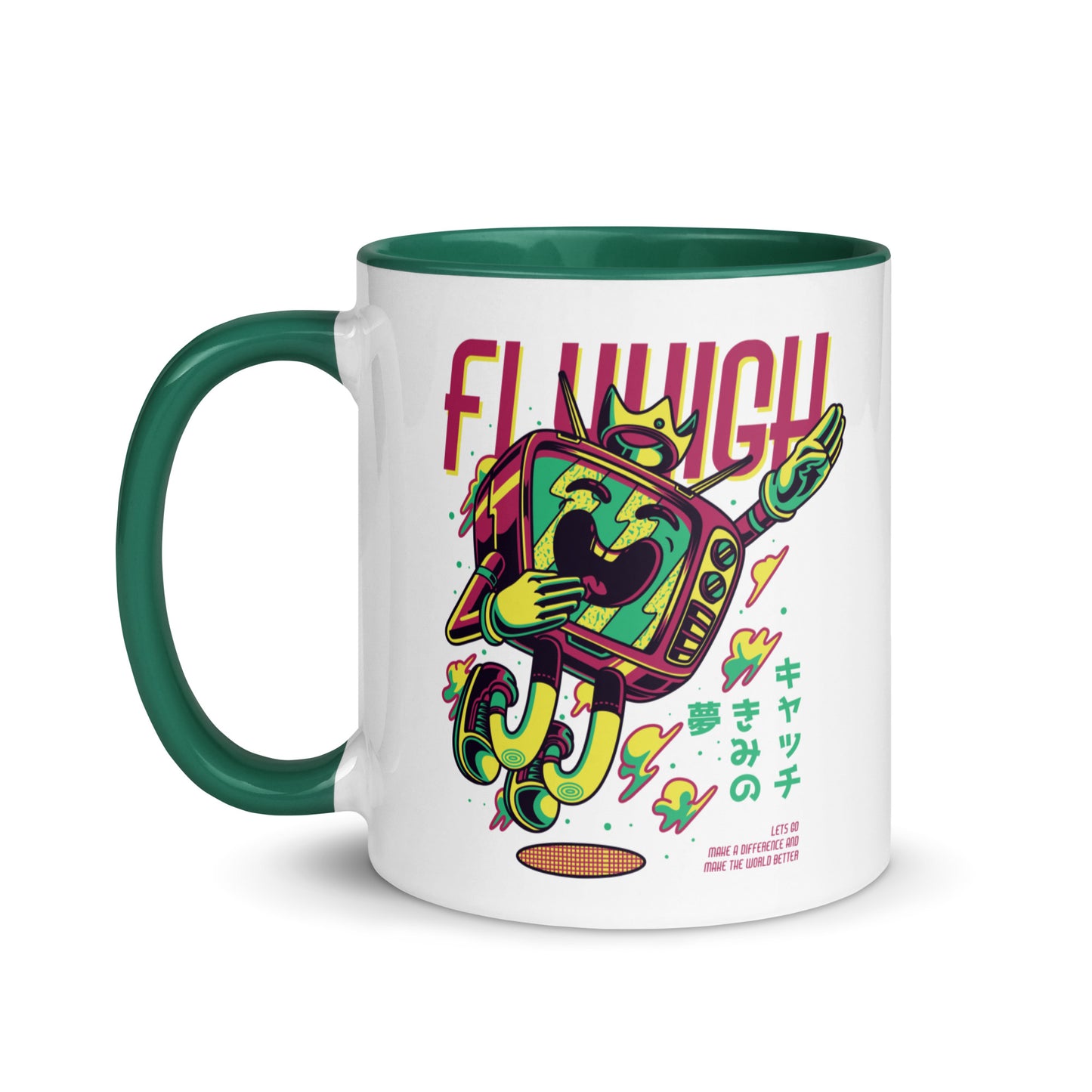 Fly High Retro TV Mug