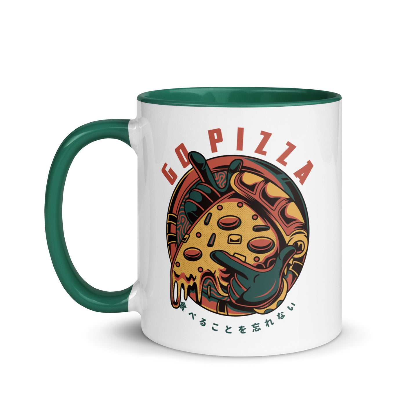 Go Pizza Retro Comic Mug