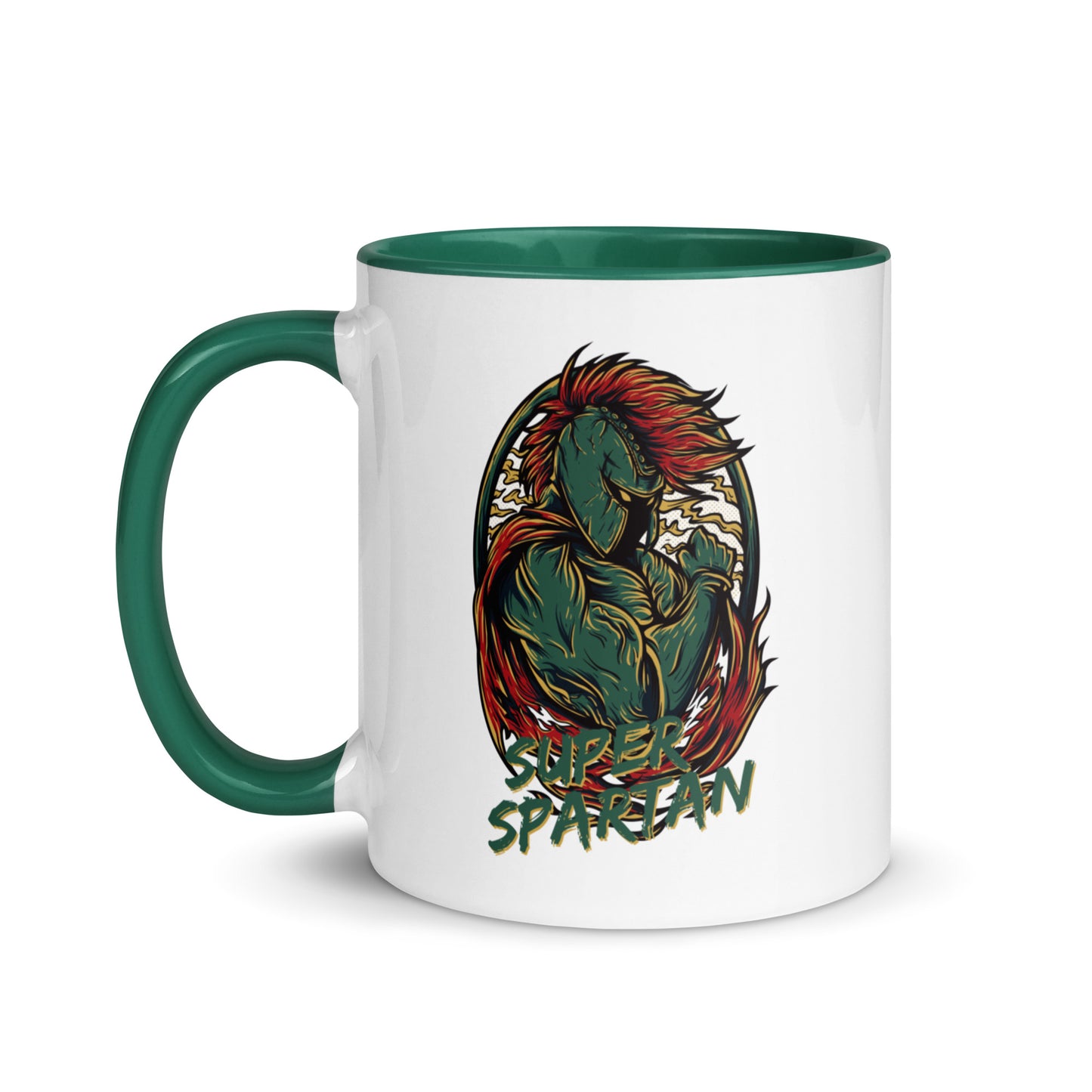 Super Spartan Retro Comic Mug