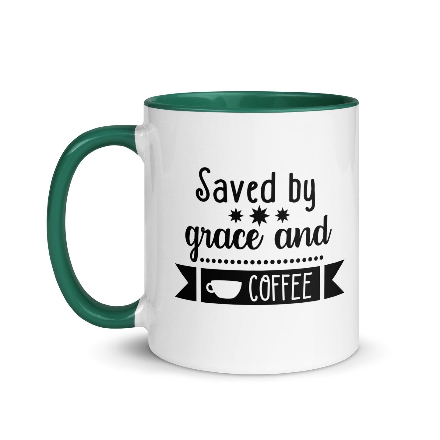 Saved by Grace and Coffee Mug