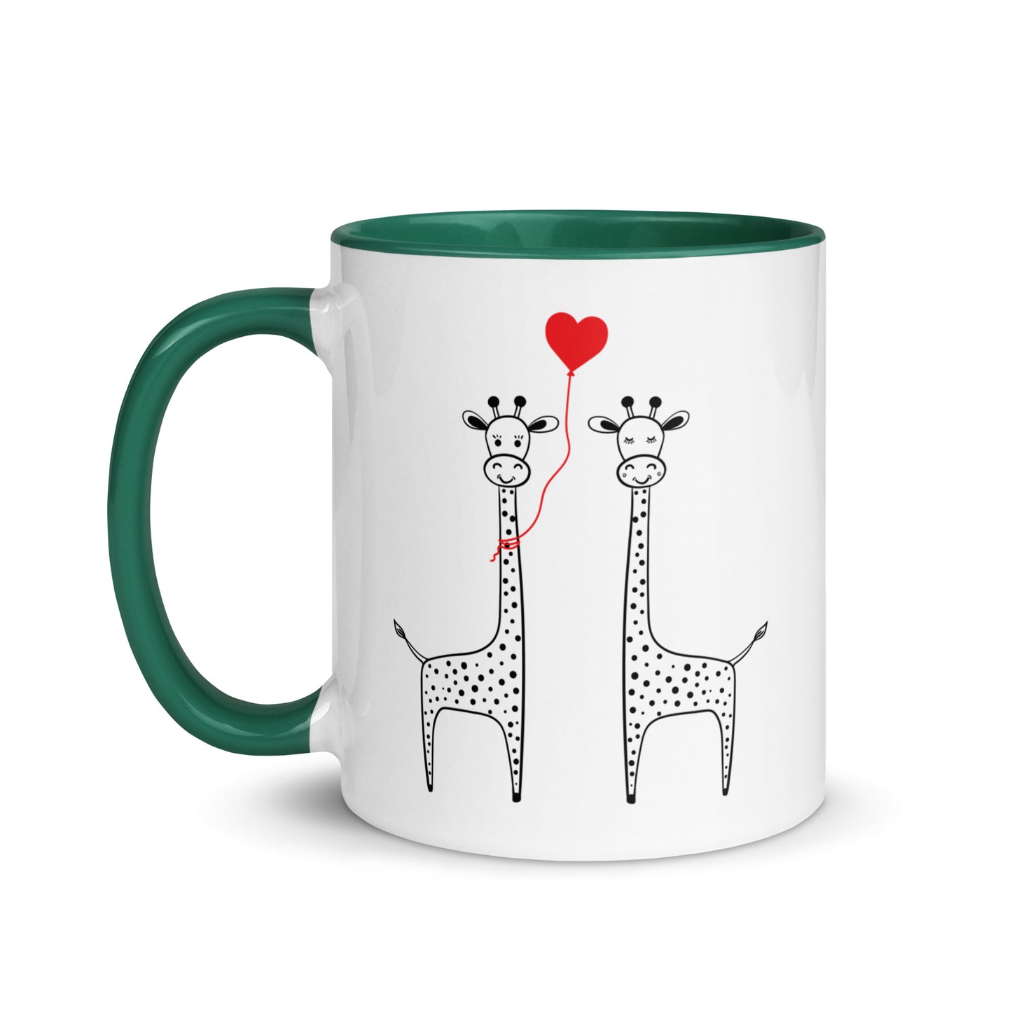 Giraffe Love Doodle Mug