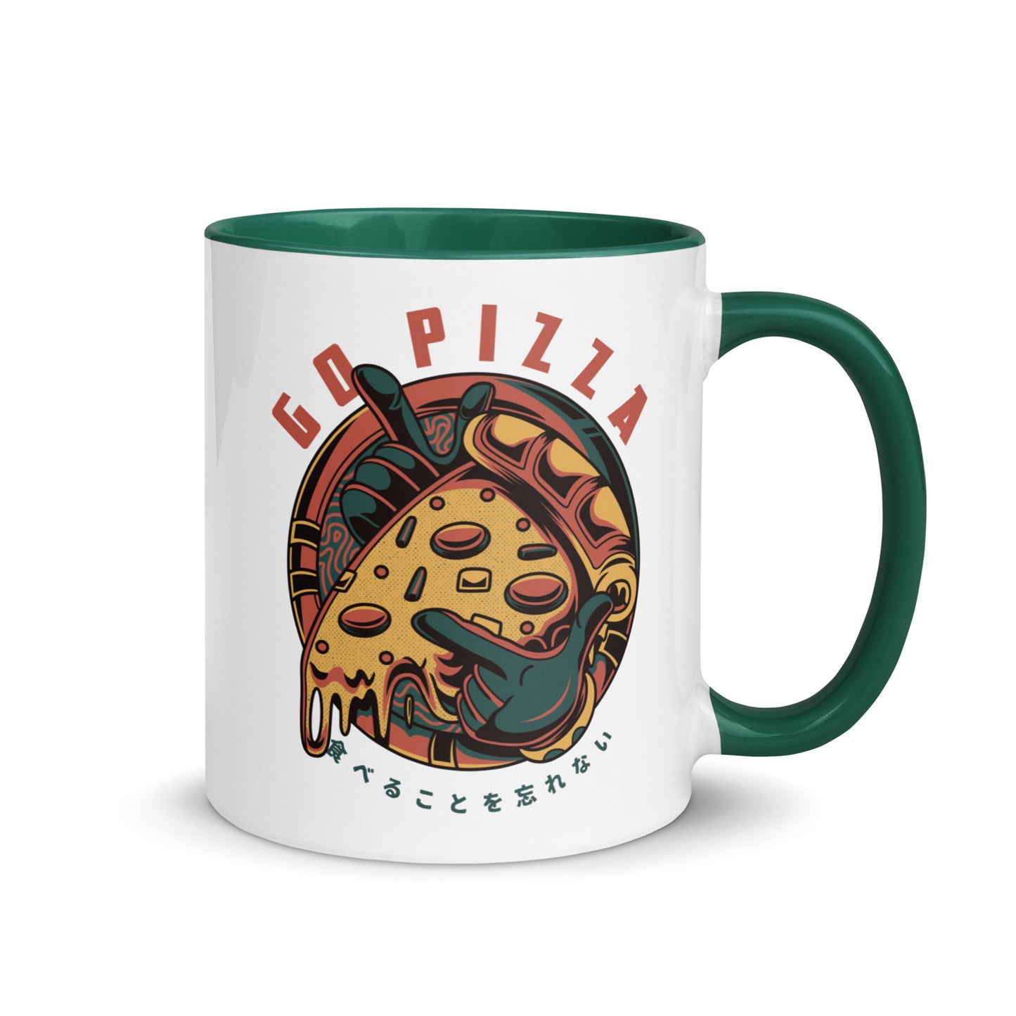 Go Pizza Retro Comic Mug