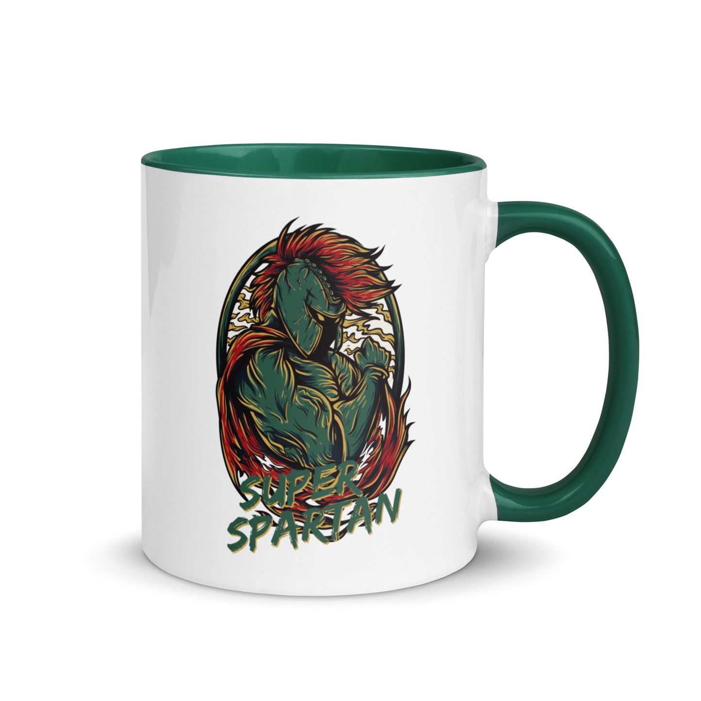 Super Spartan Retro Comic Mug