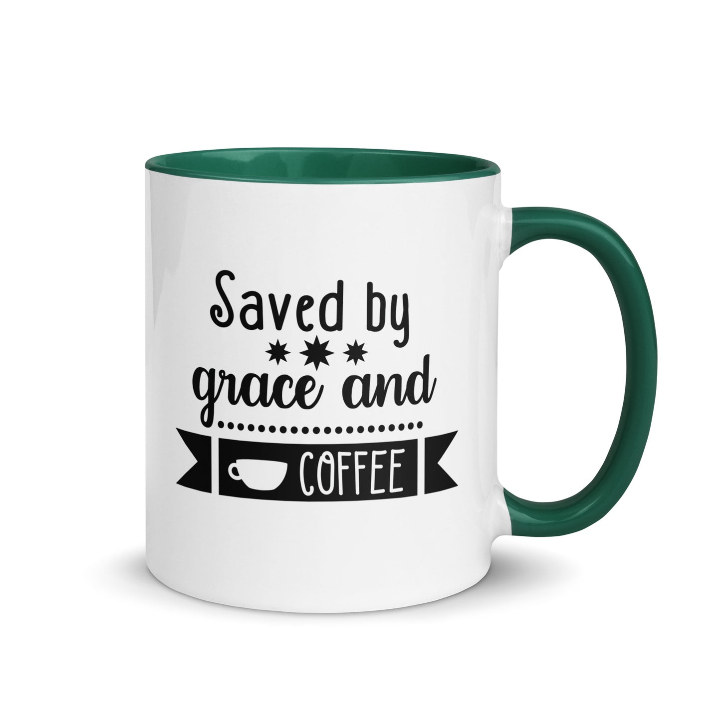 Saved by Grace and Coffee Mug