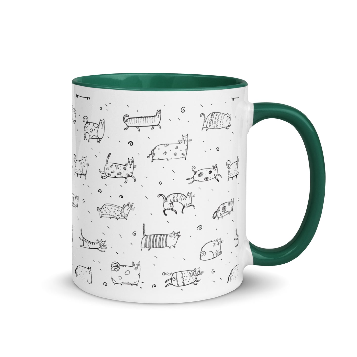 Monochrome Whisker Harmony Mug