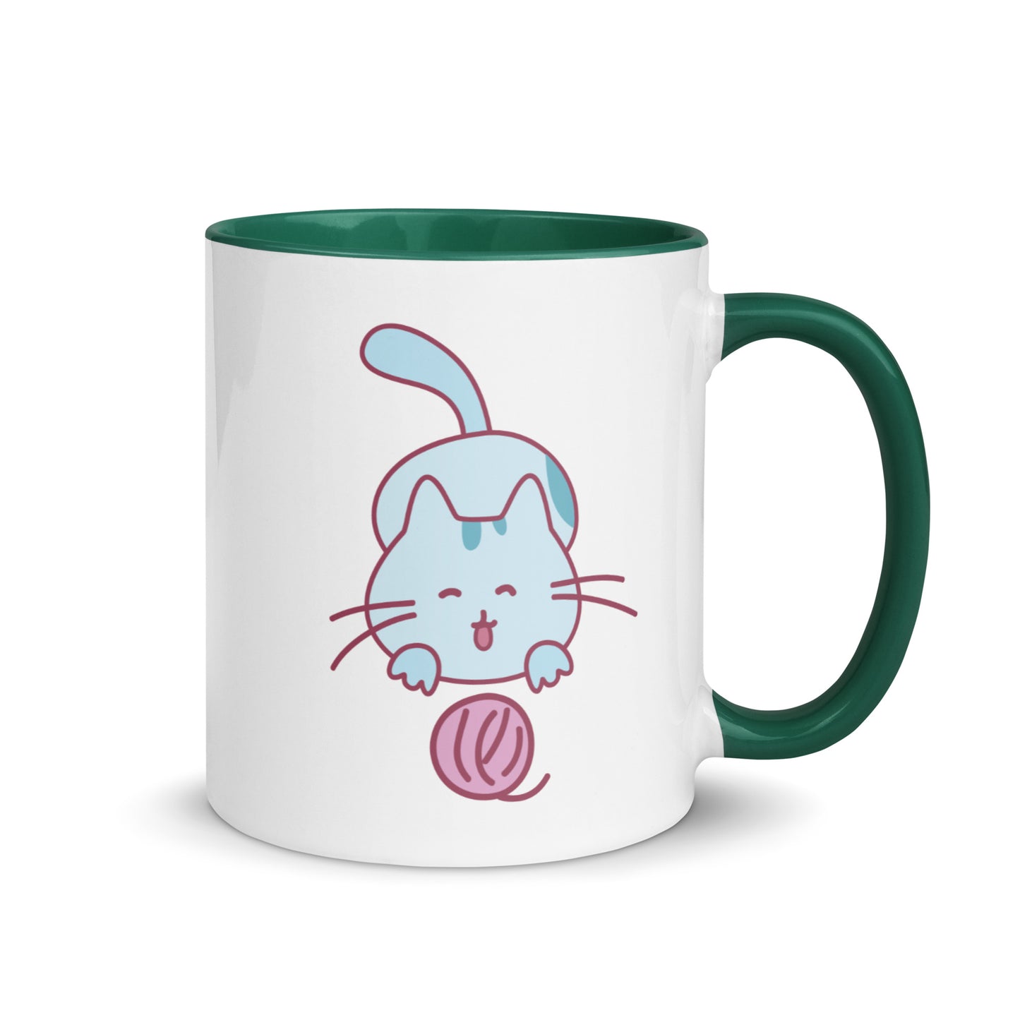 Blue Whisker Playtime Mug