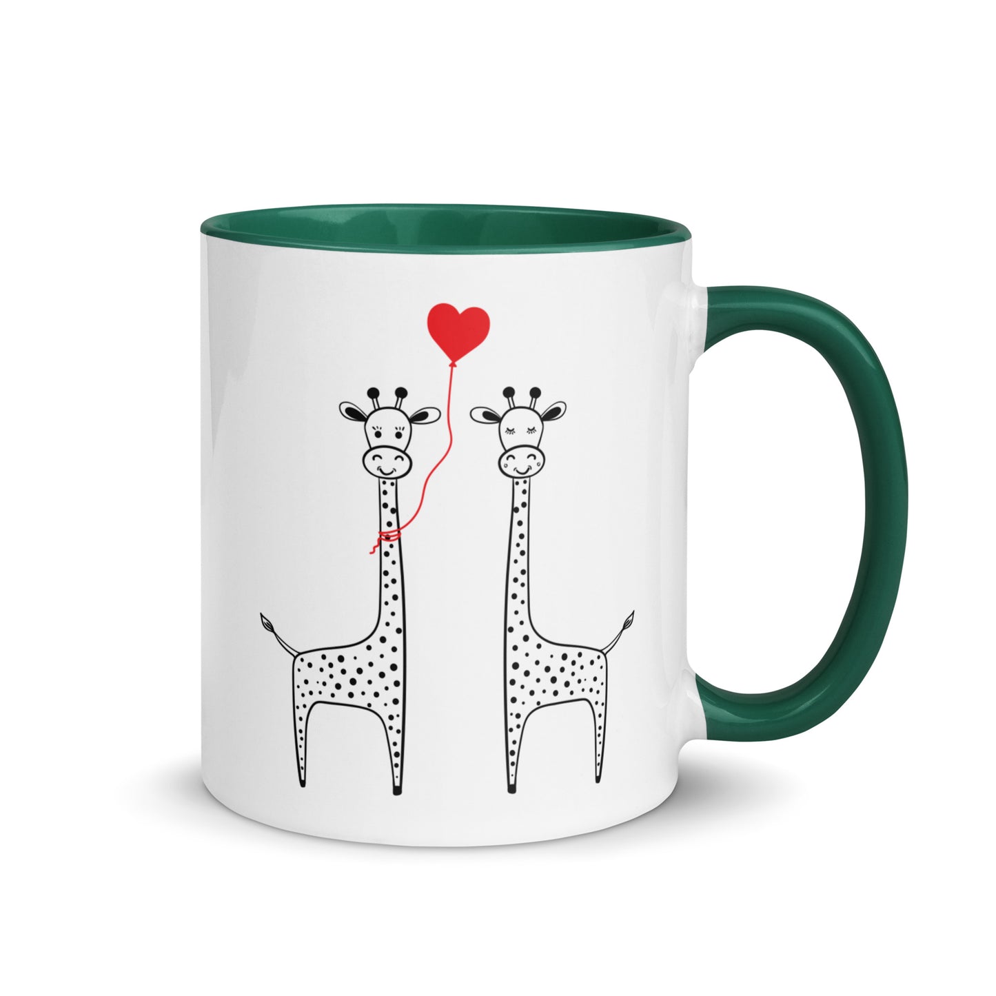 Giraffe Love Doodle Mug