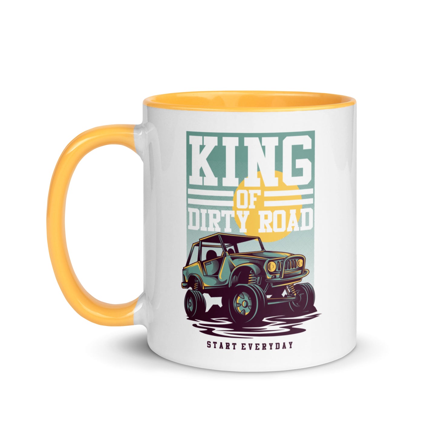 King of Dirty Road Retro Dune Buggy Mug