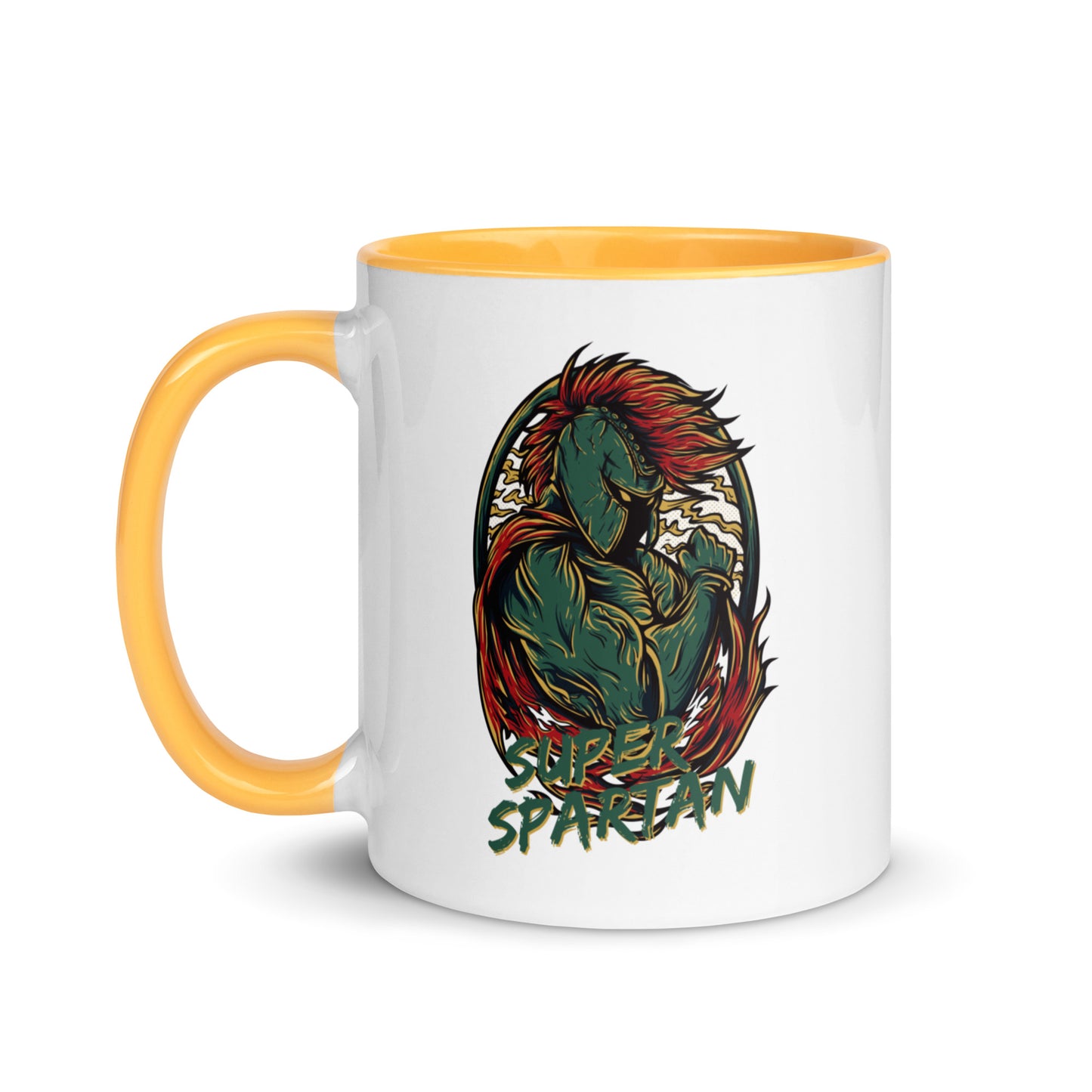 Super Spartan Retro Comic Mug