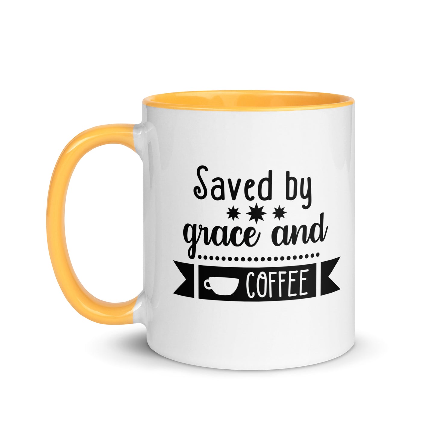 Saved by Grace and Coffee Mug