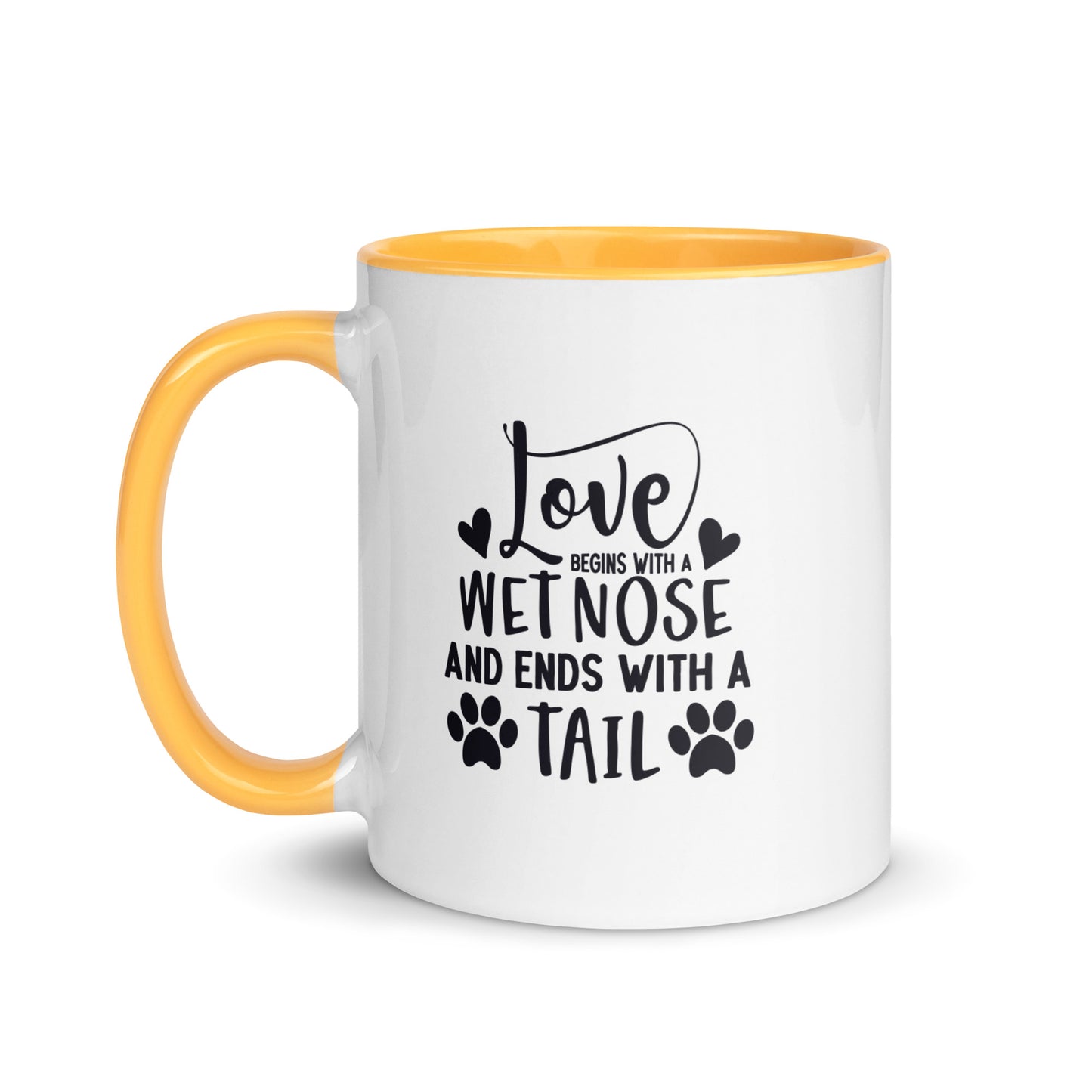 Love Starts with a Wet Nose Mug
