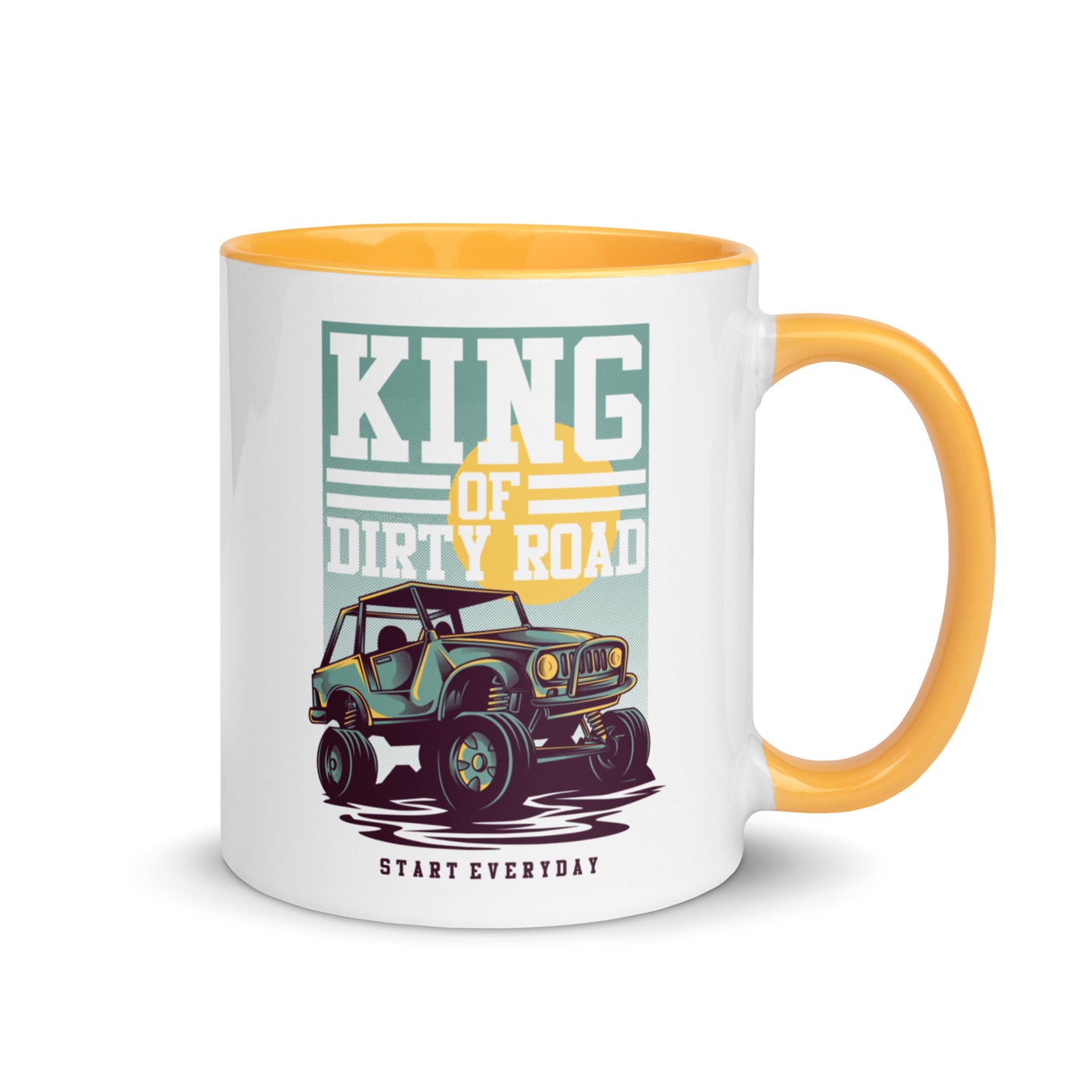 King of Dirty Road Retro Dune Buggy Mug