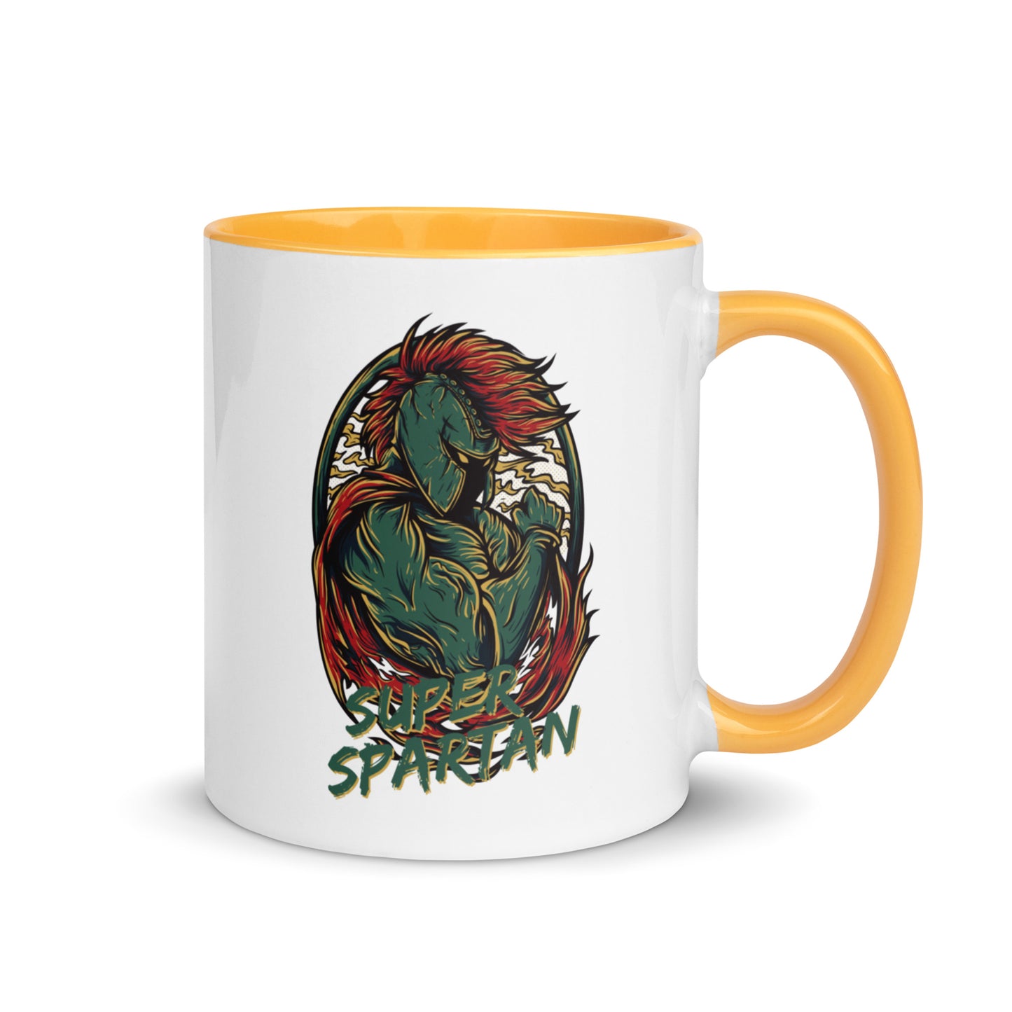 Super Spartan Retro Comic Mug