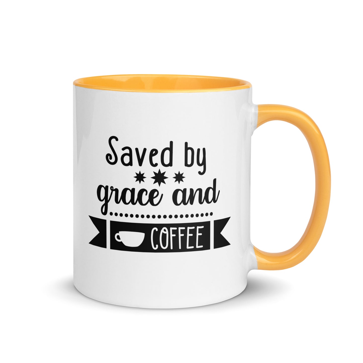 Saved by Grace and Coffee Mug
