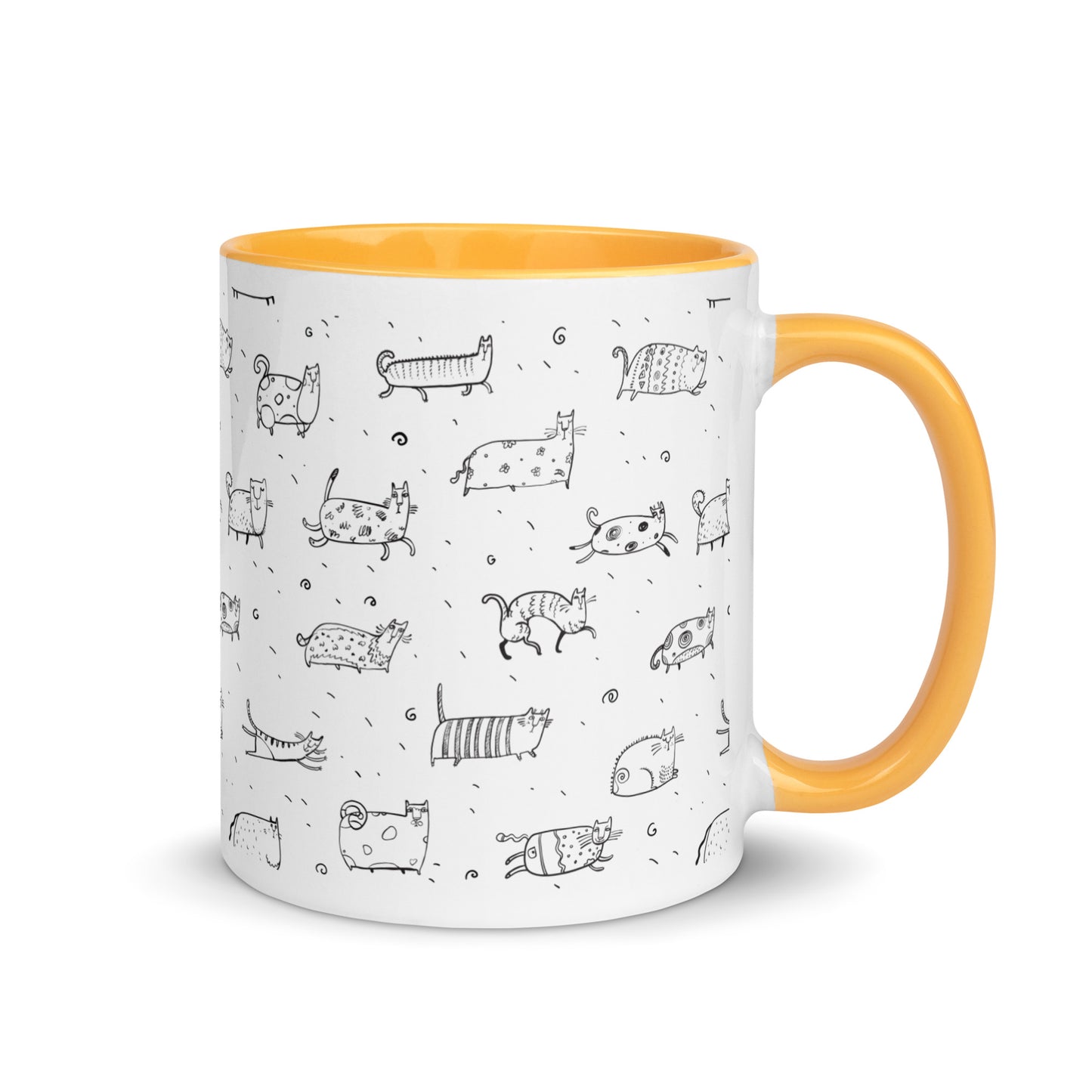 Monochrome Whisker Harmony Mug
