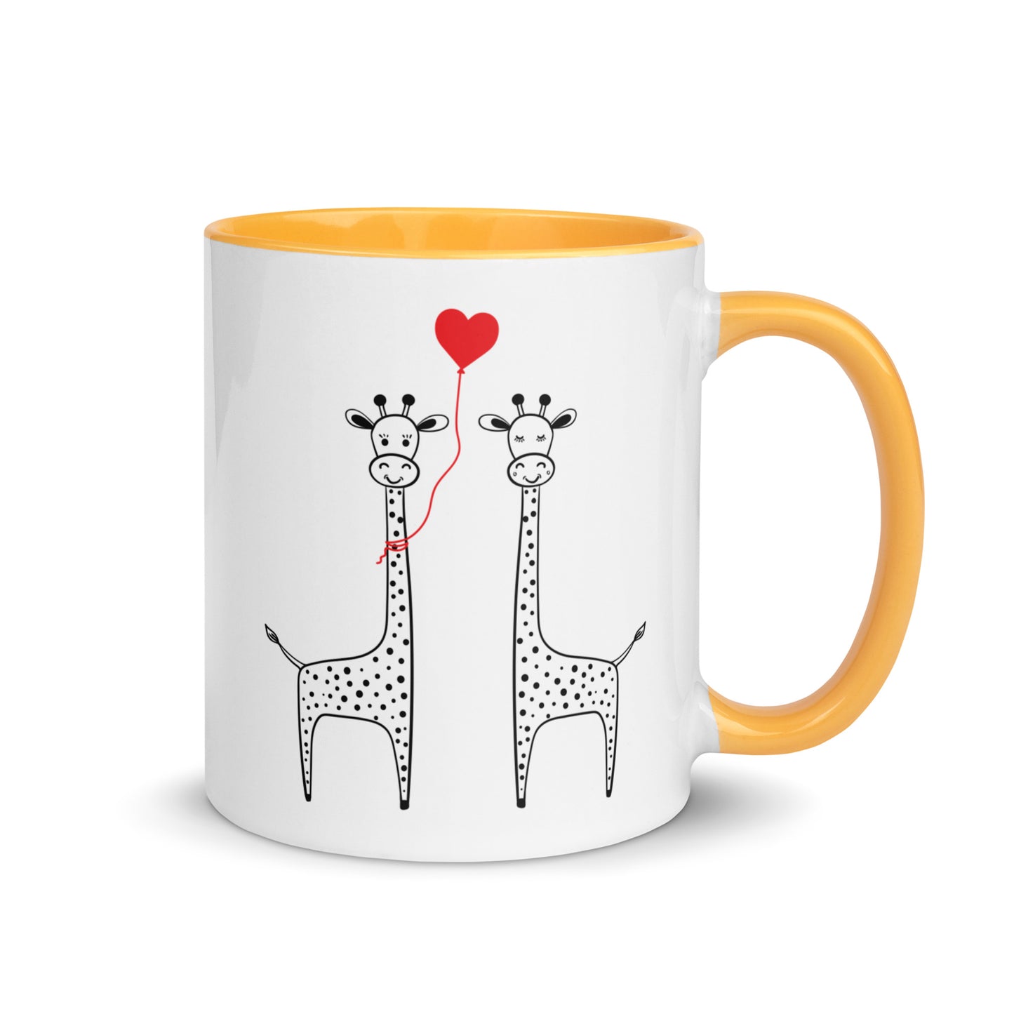 Giraffe Love Doodle Mug