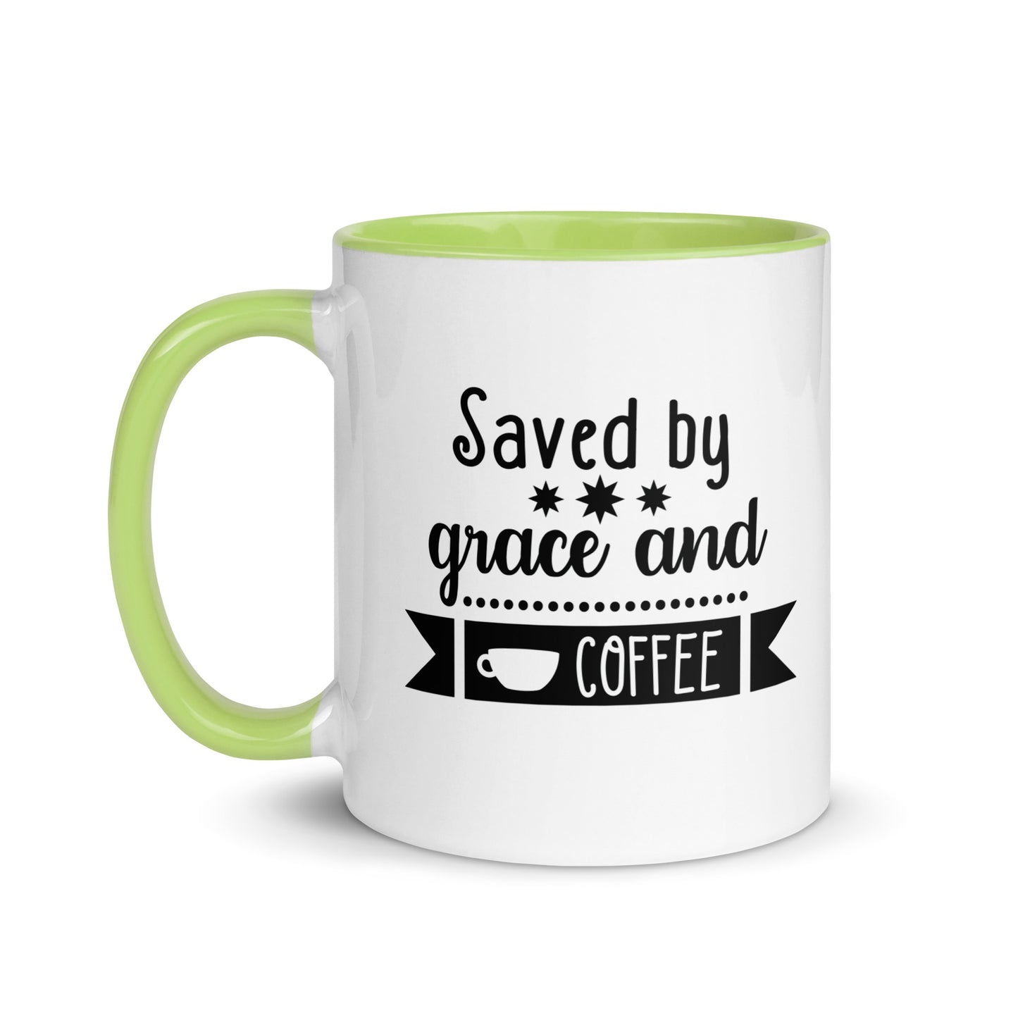 Saved by Grace and Coffee Mug